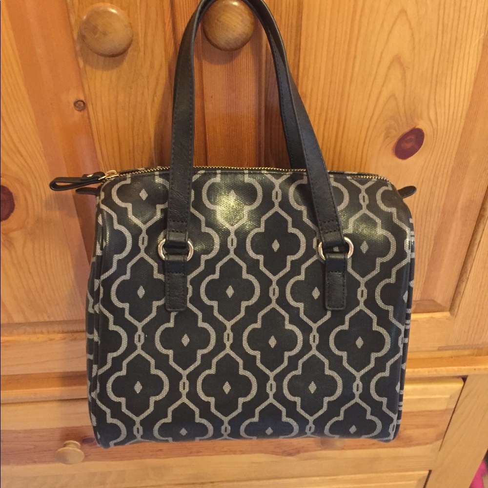 Lands End Handbag Soft sided Doctors Bag Style